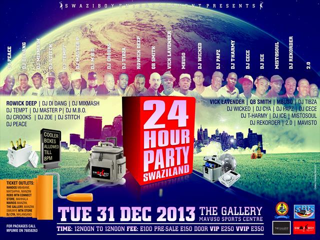 24 Hour Party Swaziland 2013 Pic